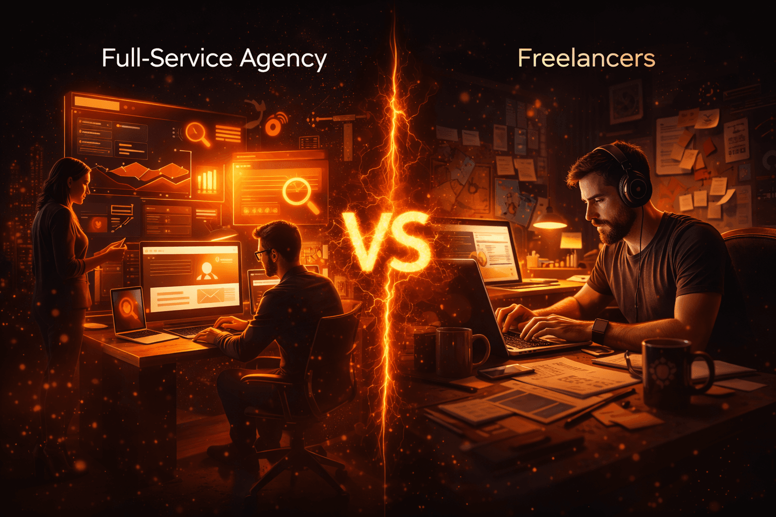 Full-Service Digital Agency vs Freelancers: What's Better?